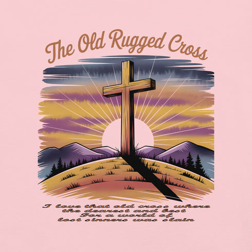 The Old Rugged Cross Christian Bible Verse T-Shirt